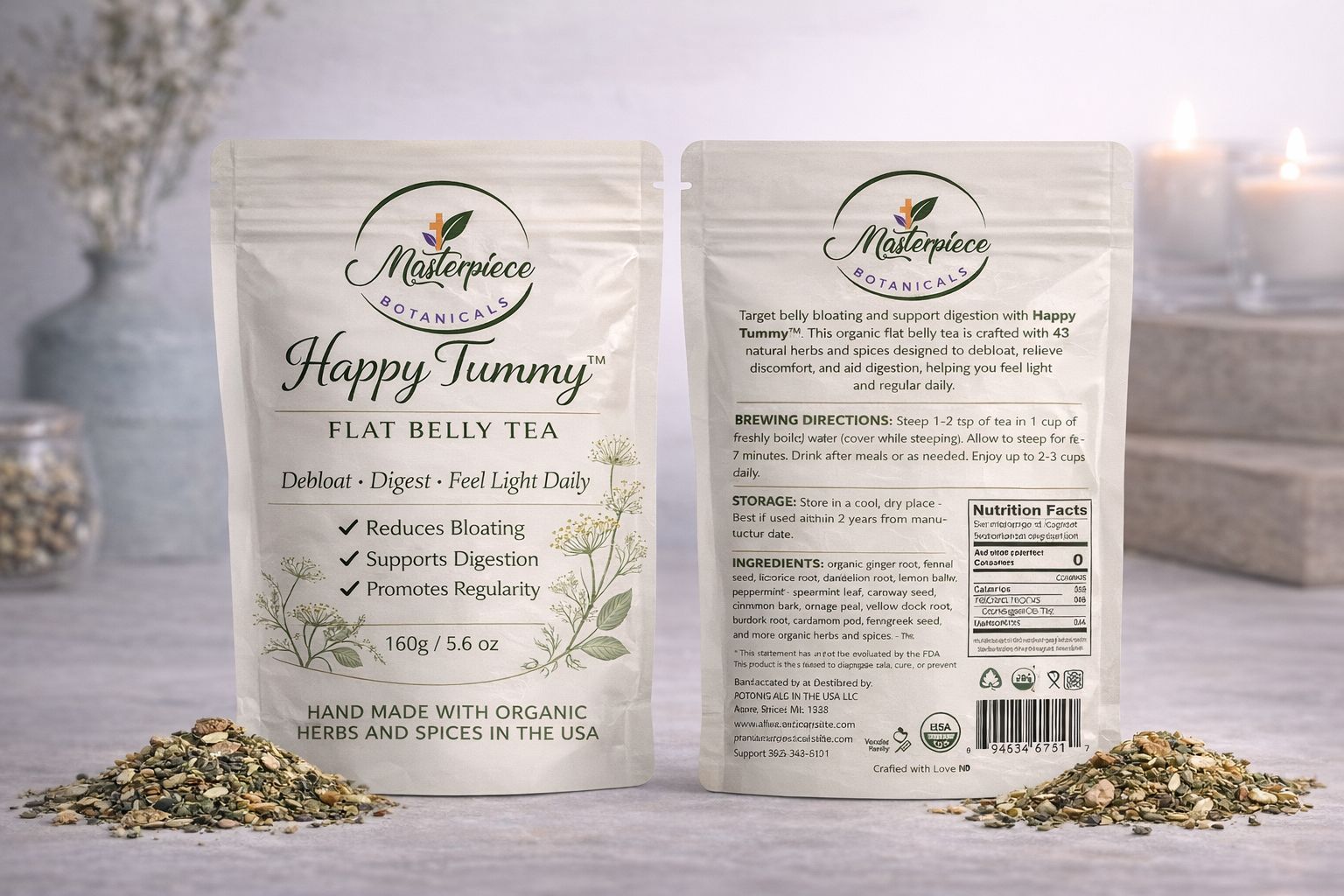 Happy Tummy Flat Belly Tea