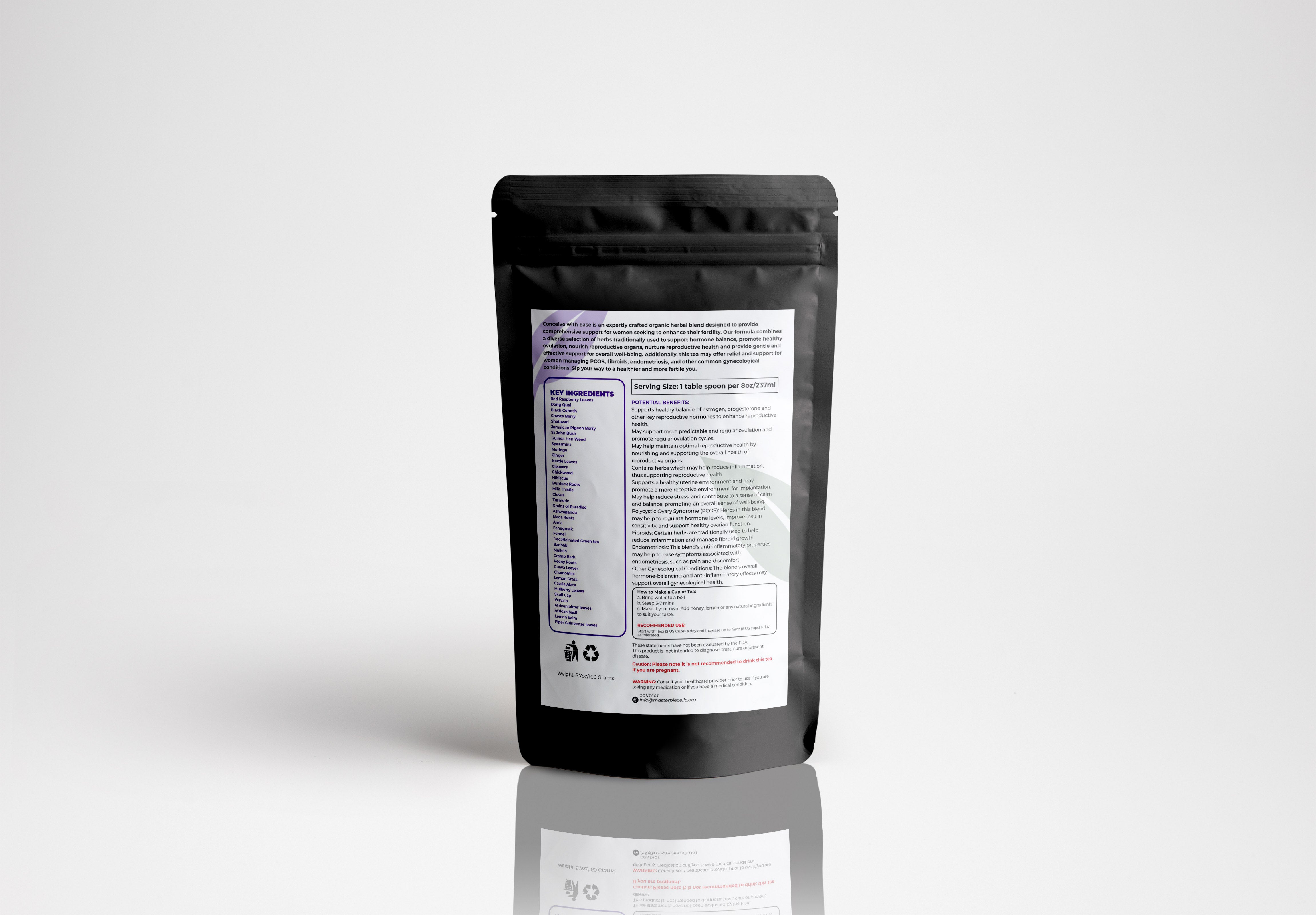 Conceive With Ease Tea - Masterpiece Botanicals